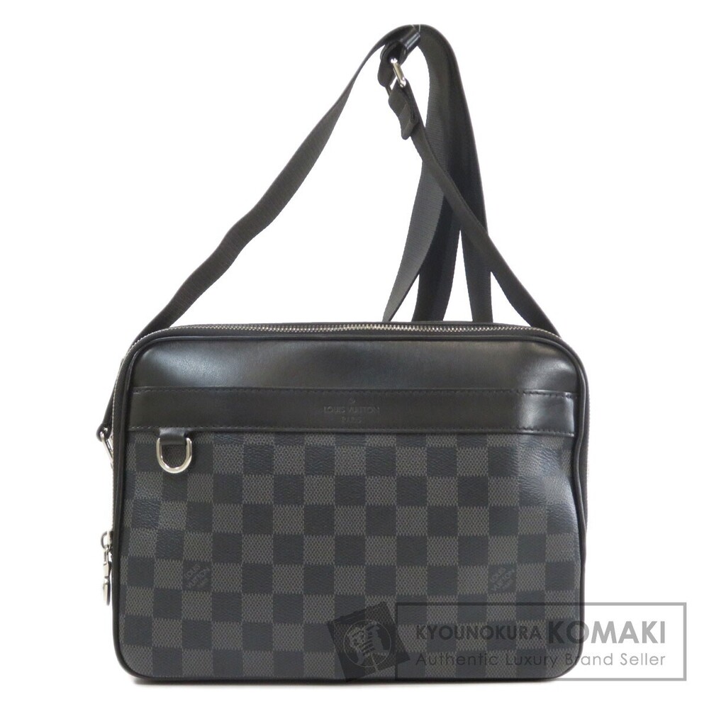 Louis Vuitton Trocadero Messenger Damier Graphite Black Shoulder Bag Canvas